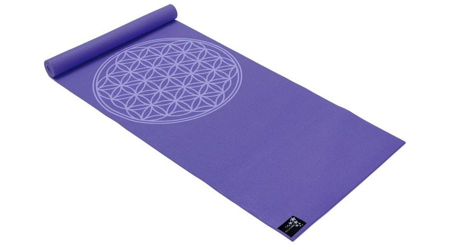 Saltea Yoga Basic Floarea Vietii violet - Yogistar - 183x61x0.4cm